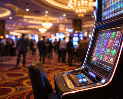 Las Vegas jackpot editorial illustration