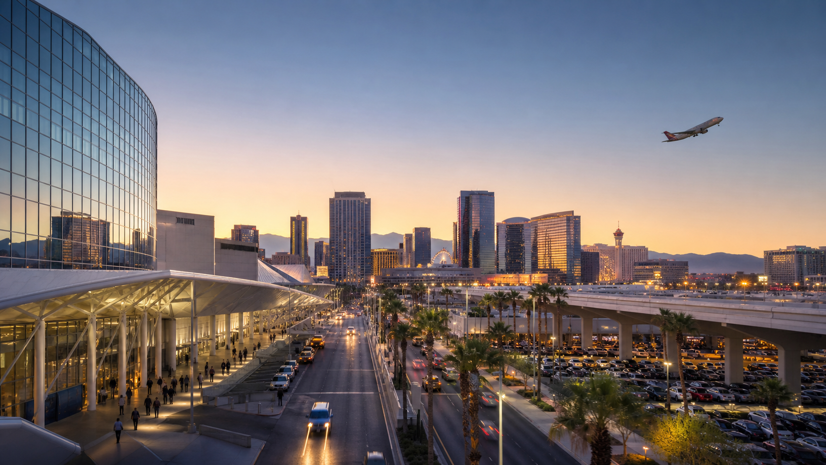 Las Vegas visitation editorial illustration