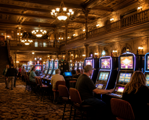 Deadwood casino revenue editorial illustration