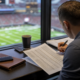 NFL betting odds editorial illustration