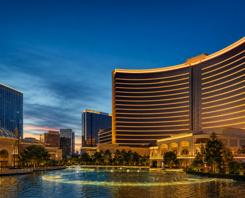 Wynn Resorts revenue editorial illustration