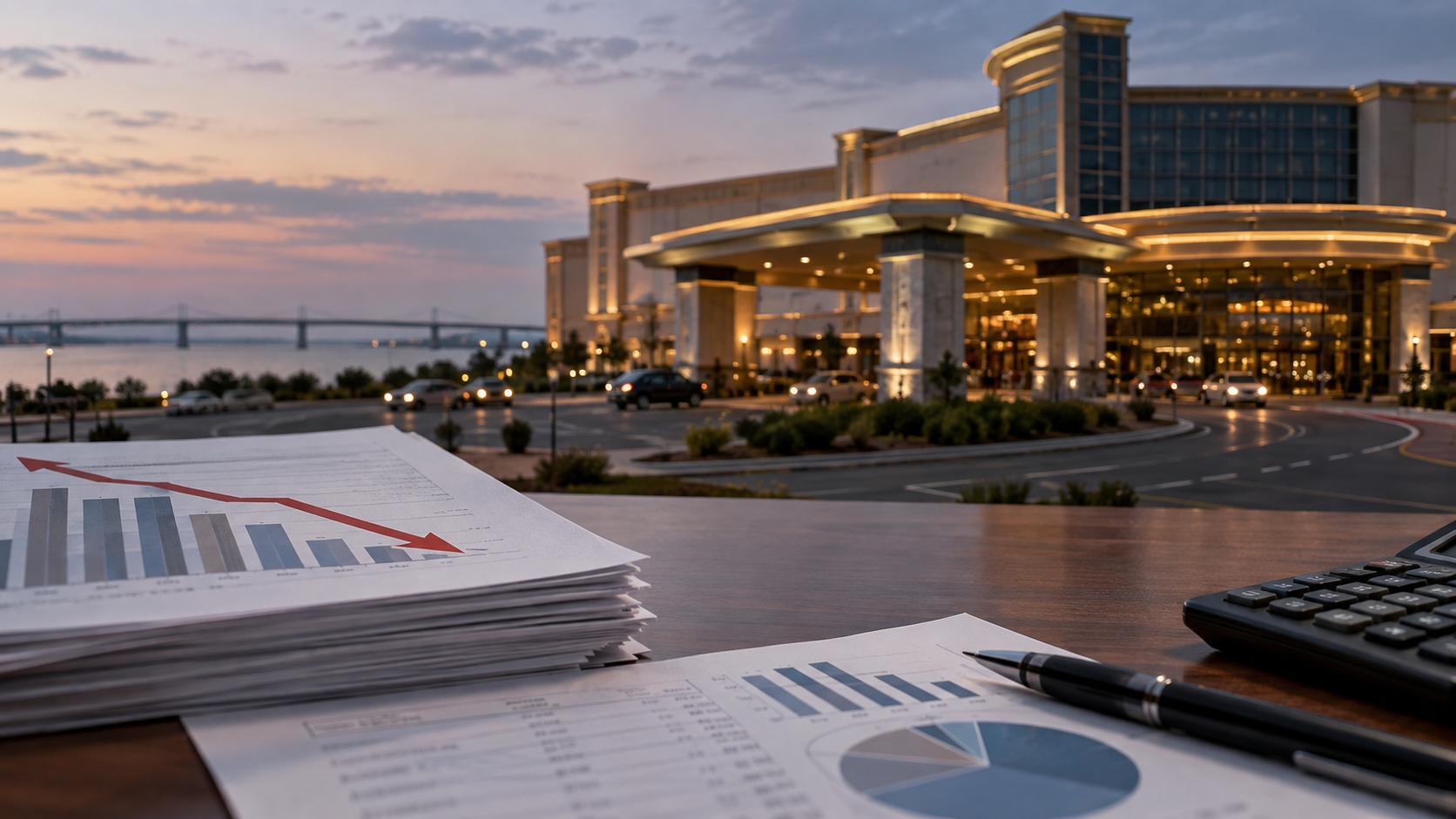 Editorial illustration for Delaware Casino Revenue: September Results Show a 5.4% Drop