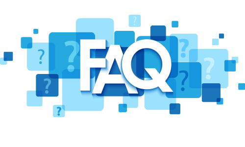 Lucky Creek FAQ logo with tiled question marks