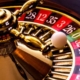 a roulette table spinning with the ball