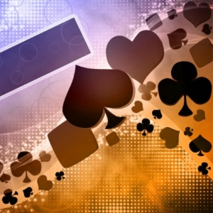 poker hearts, clubs and clovers