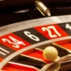 close up view of a roulette ball